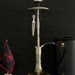 قلیان کرنو کالیفرنیا سیلور با تنگ ساده دودی