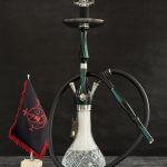 قلیان مستر وود مدل classic Elegant مشکی سبز