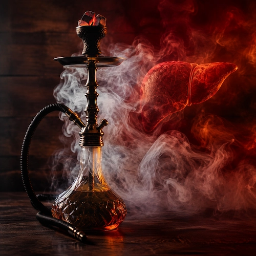 مضرات قلیان برای کبد